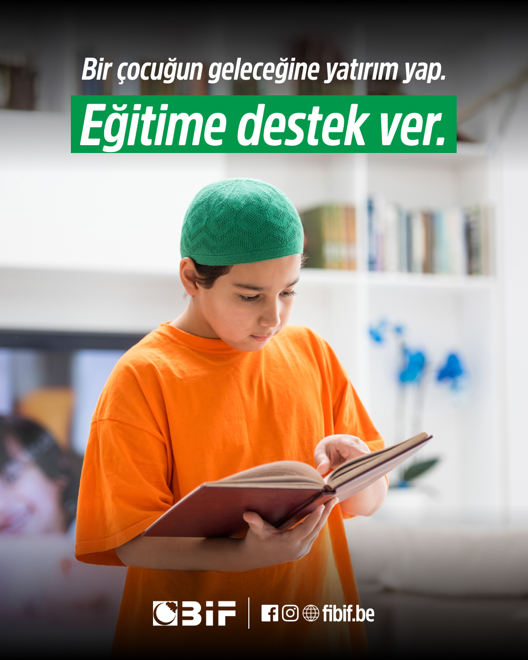 Belçika İslam Federasyonu olarak yüzlerce çocuğa d...